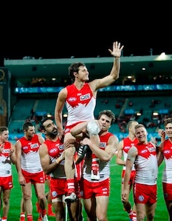 20180122_tippo_p.jpg Kurt Tippett has announced his retirement after playing 178 games for the Crows and the Swans. - Kurt Tippett